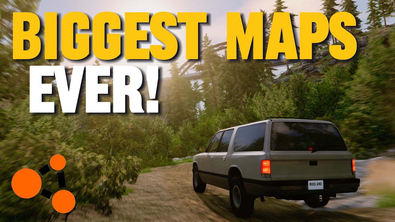 Biggest Map Mods in BeamNG Drive!