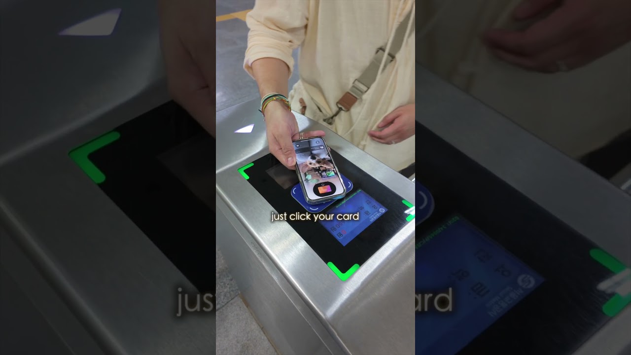 How to set up Tmoney on Apple wallet 📲🇰🇷 #tmoney #koreatravel