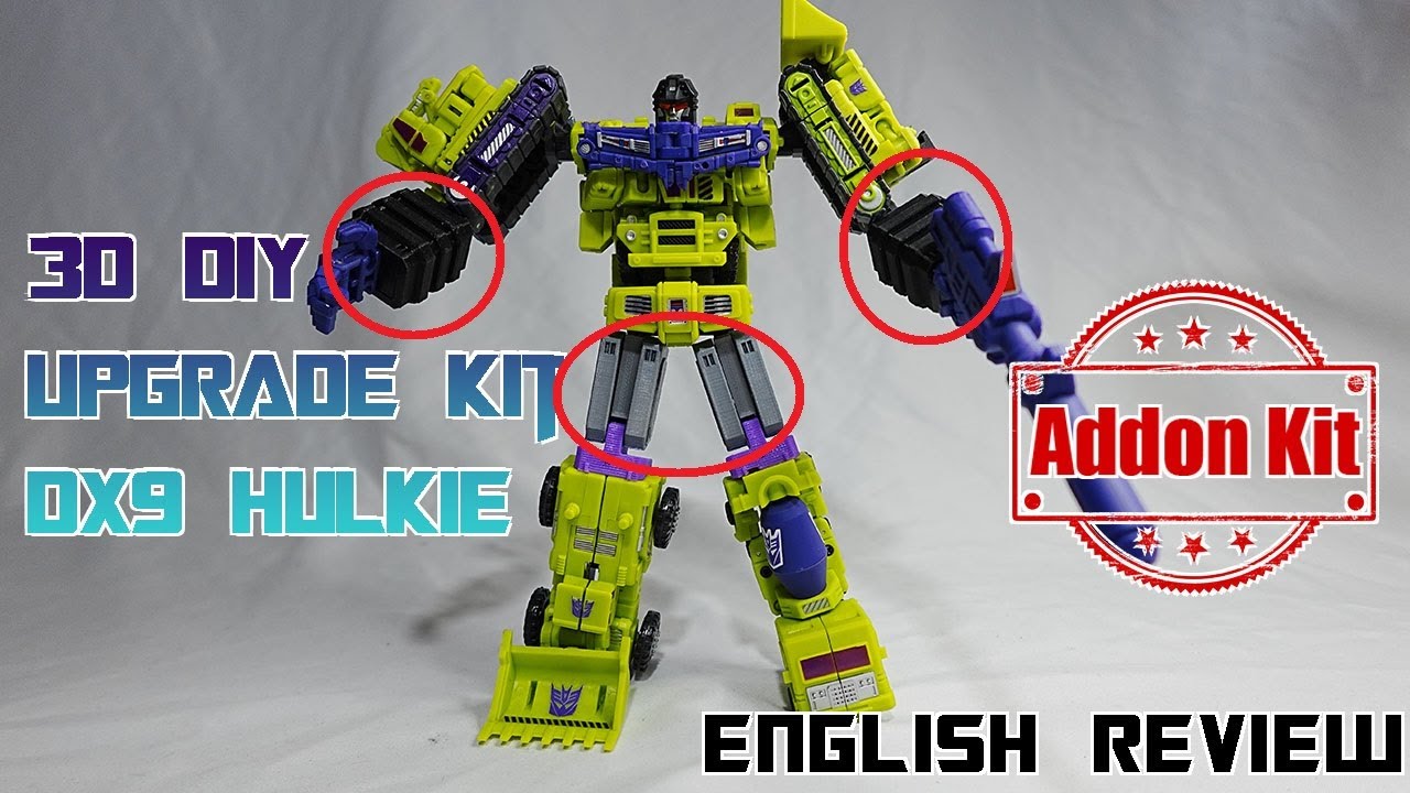 Video Review for the 3D DIY Accessories Upgrade Kit for DX9 Hulkie