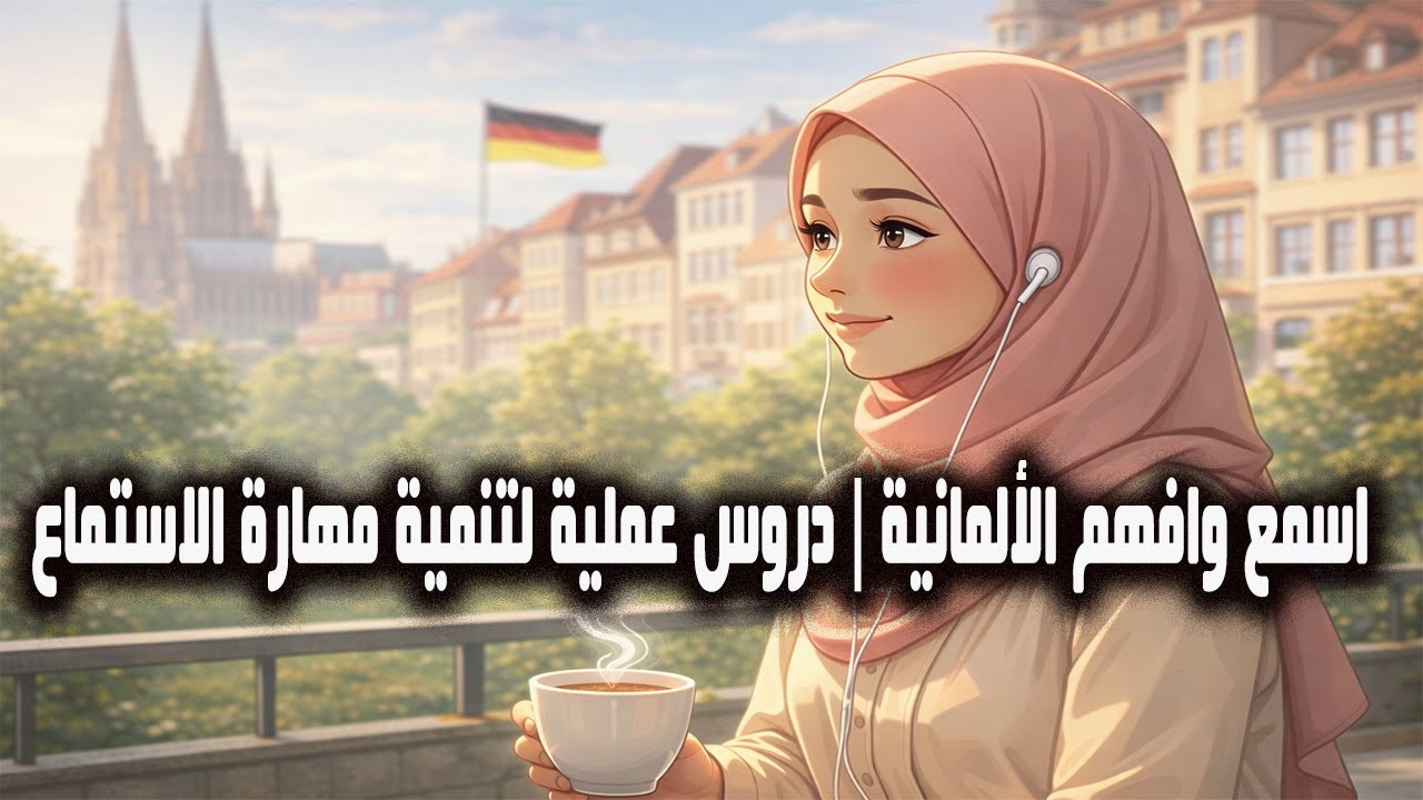 اسمع وافهم الألمانية | دروس عملية لتنمية مهارة الاستماع 👂✨