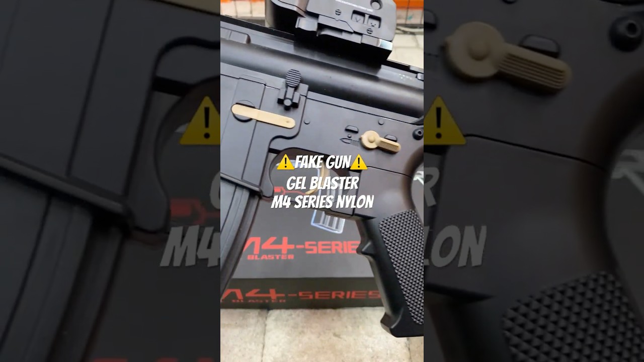 ⚠️FAKE GUN⚠️ Gel Blaster M4 Series Nylon Review