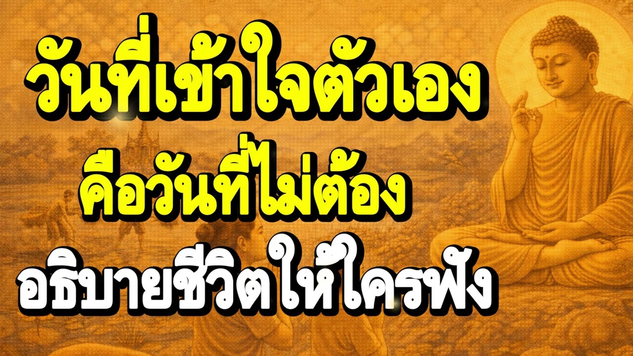 วันที่เข้าใจตัวเอง คือวันที่ไม่ต้องอธิบายชีวิตให้ใครฟัง