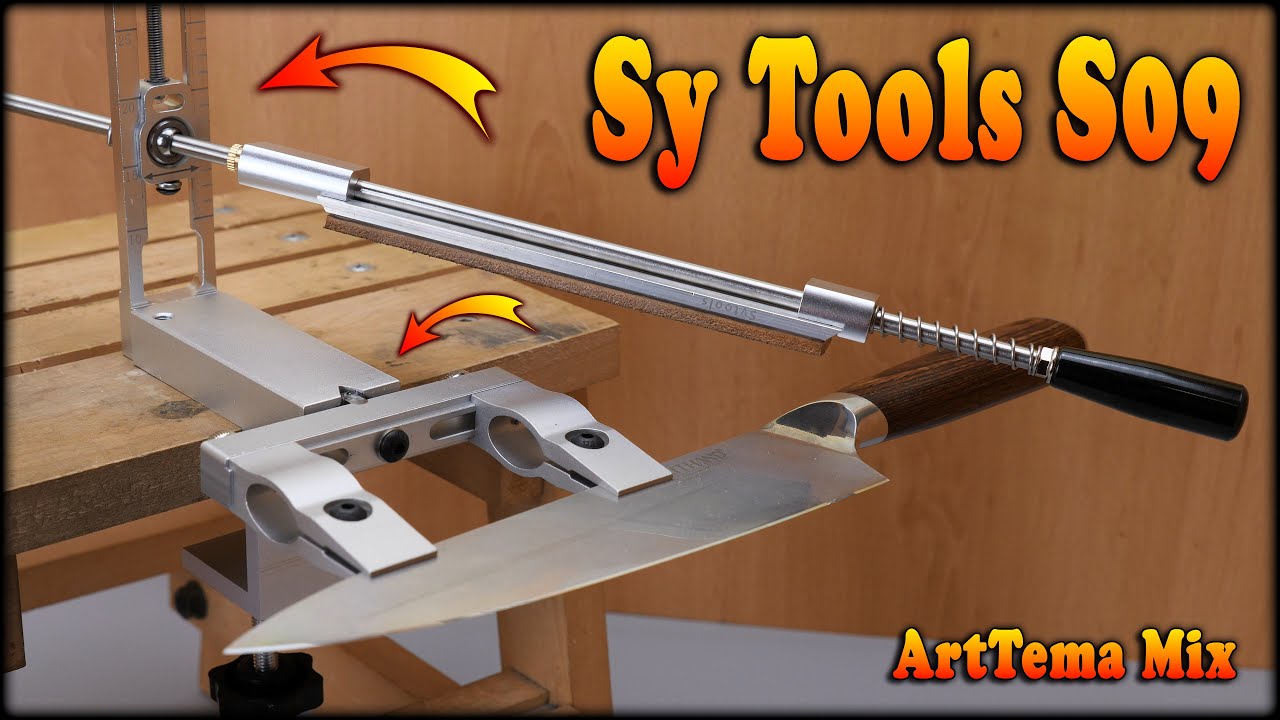 New Knife Sharpener Sy Tools S09 Aliexpress ► My first knife sharpening on a SyTools S09 sharpener