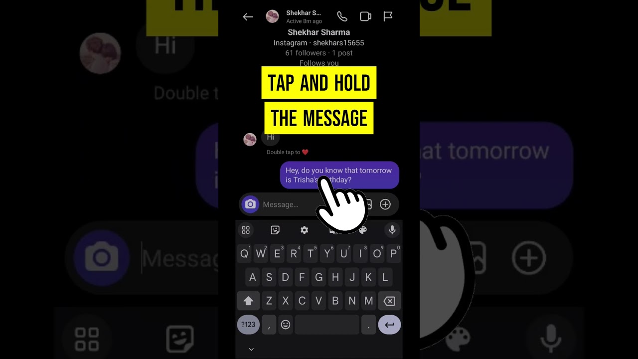 Edit ANY Sent Instagram DM (NEW UPDATE) #instagram #insta #message