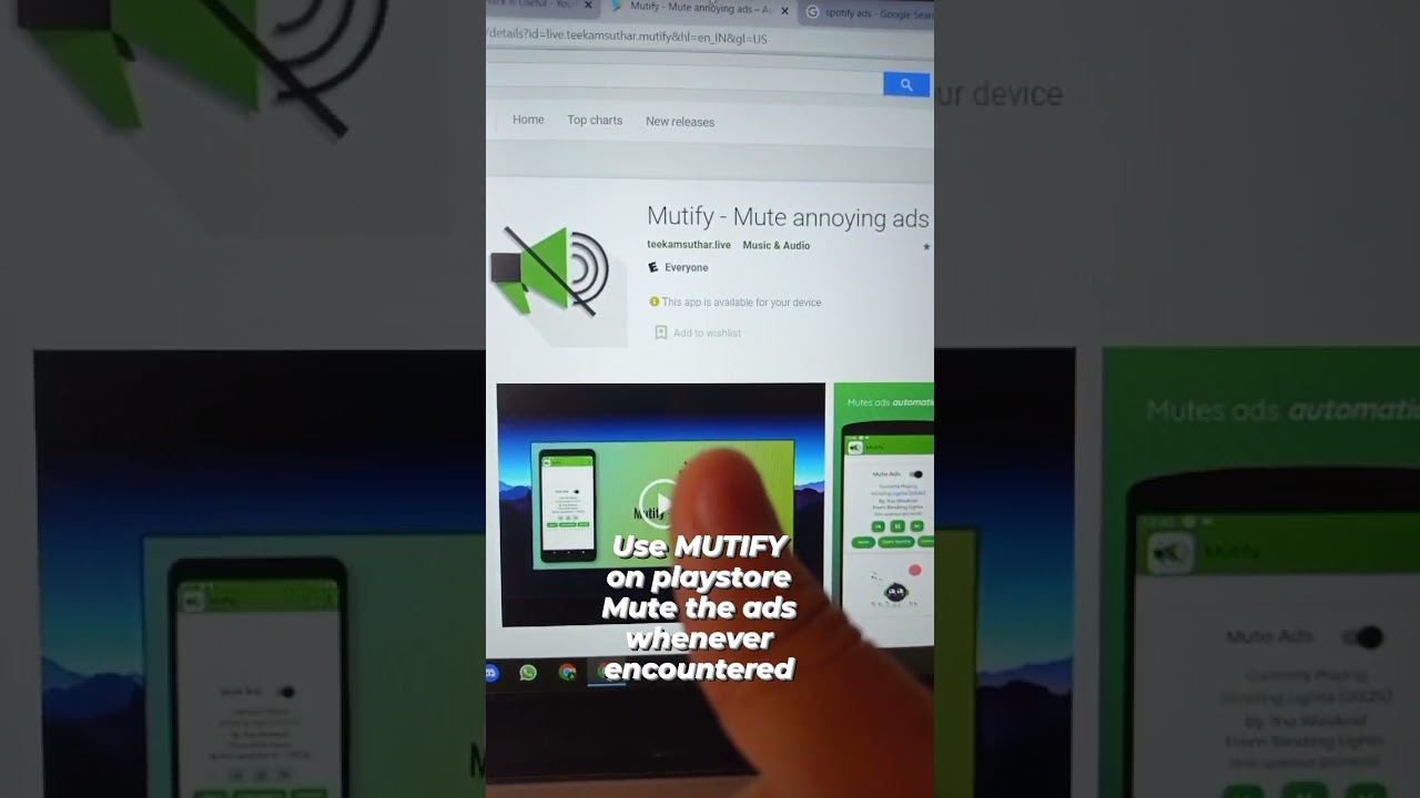Spotify Hack is Useful | no ads | mutify | spotify 🔥🔥🔥 #shorts #spotify #premium
