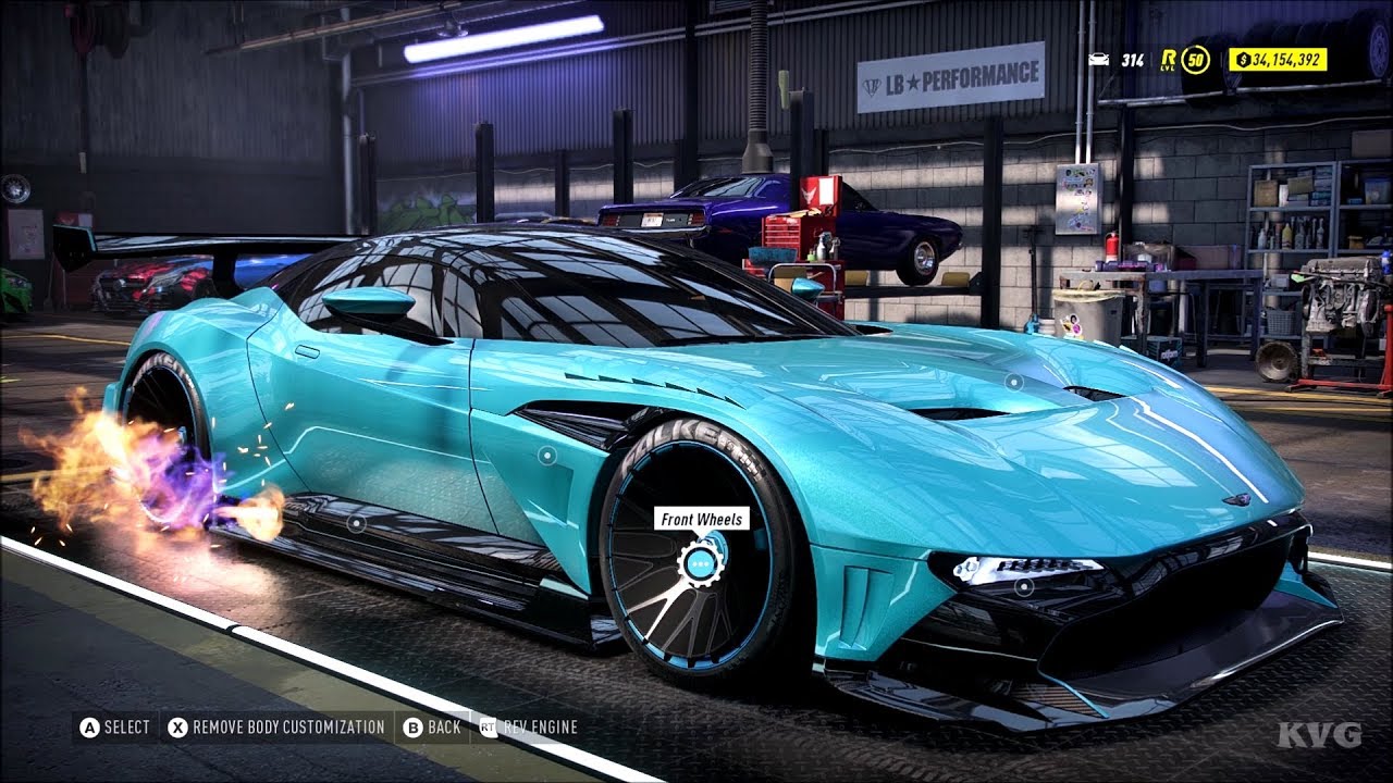 Need for Speed Heat - Aston Martin Vulcan 2016 - Customize | Tuning Car (PC HD) [1080p60FPS]