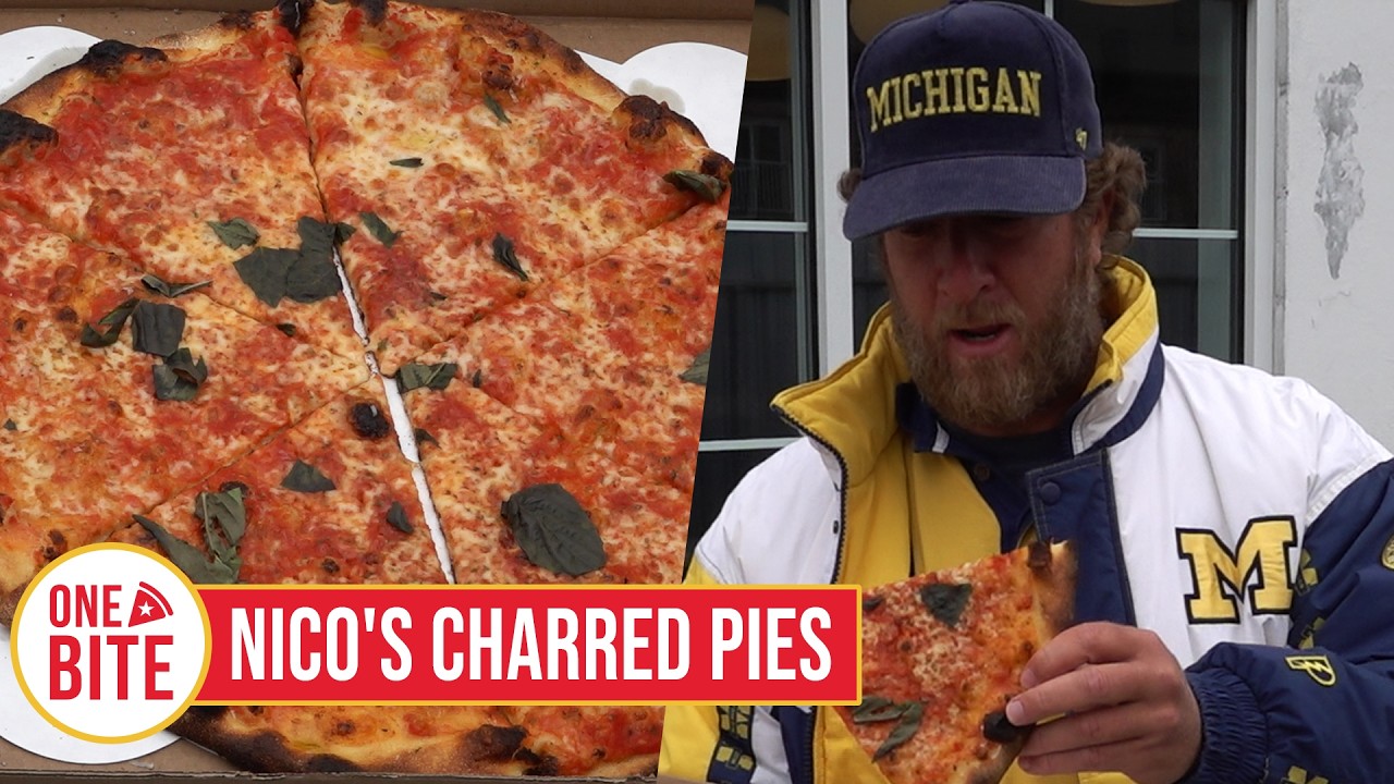 Обзор пиццерии Barstool Pizza - Nico's Charred Pies (Копиаг, штат Нью-Йорк)