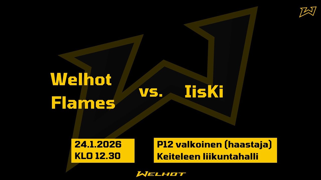 Welhot P12 Keitele 24.1.2026 Welhot vs. IisKi