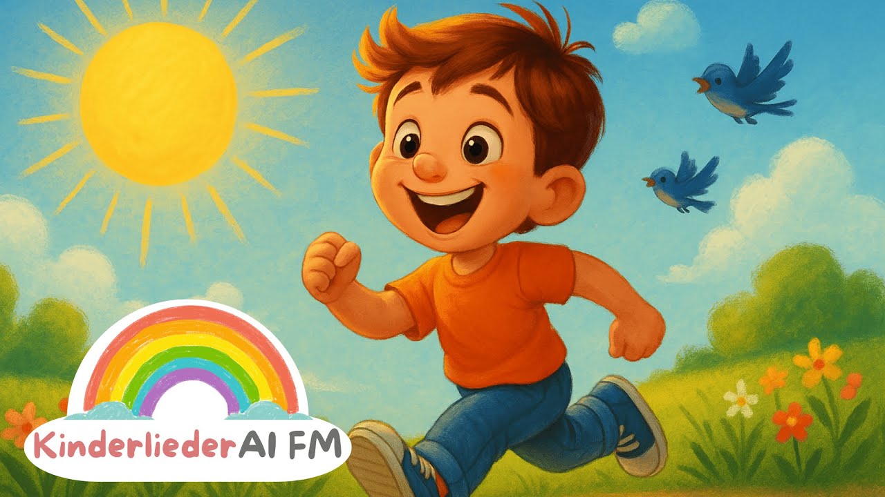 ☀️ Wenn die Sonne lacht | Fröhliches Kinderlied für den Morgen 🌼 zum Mitsingen - KinderliederAI FM