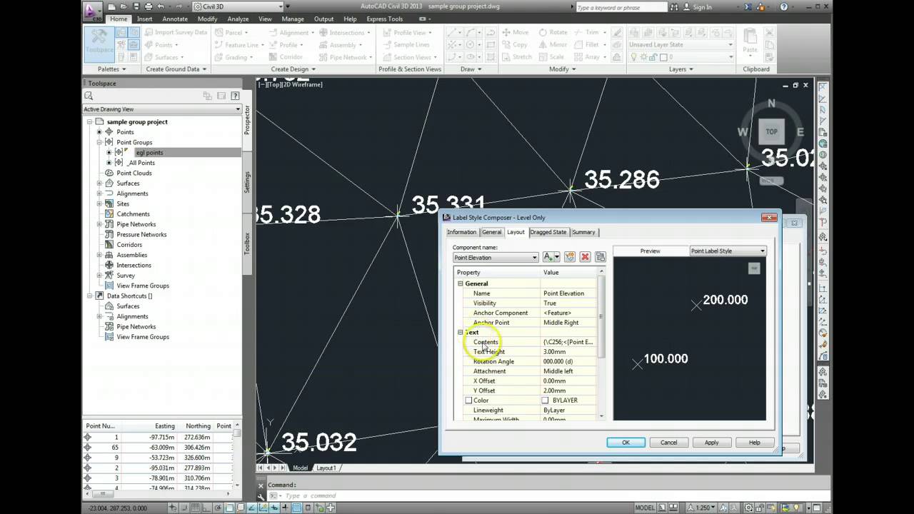 Changing Elevation Precision