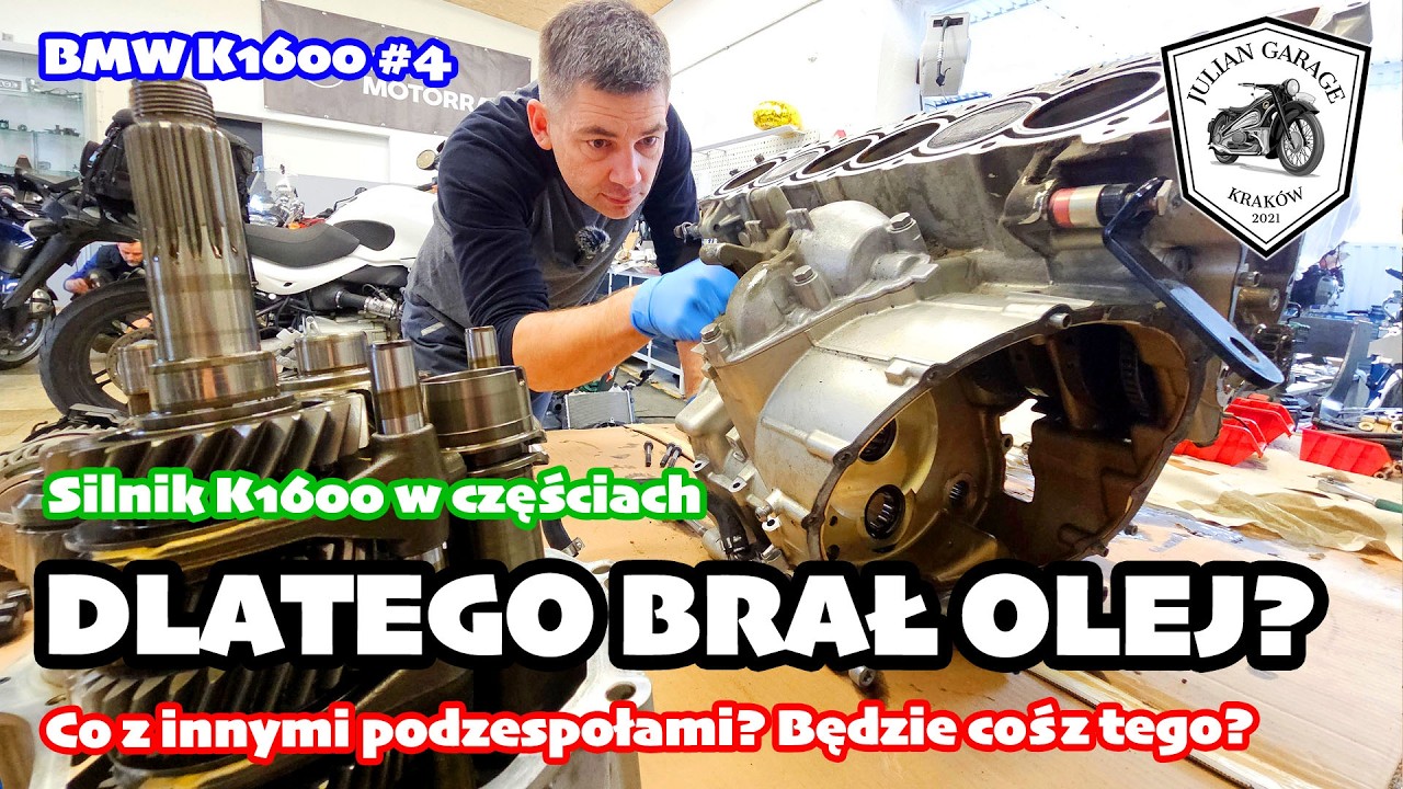 Czy znaleźliśmy przyczynę nadmiernego poboru oleju? To się okaże | Inspekcja BMW K1600 odc. 4