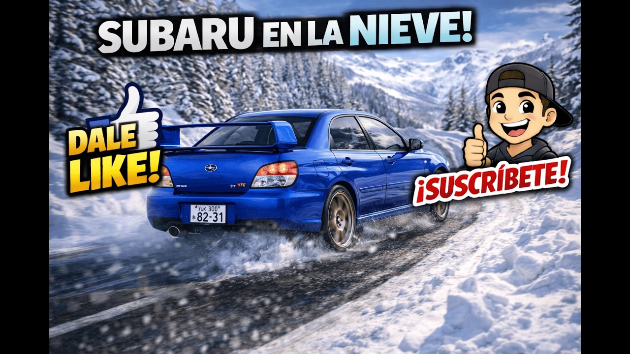 👉 Subaru en Carretera Nevada ❄️ | Thrustmaster T300 + TH8S