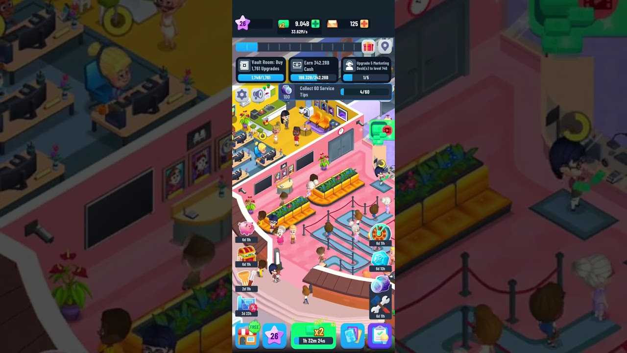 IDLE BANK TYCOON GAME