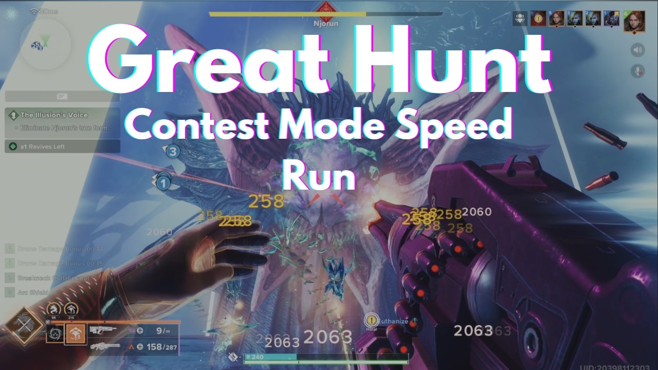 Great Hunt | Elivagar | Speedrun 25:16 - Rank#23 | Destiny Rising Raid
