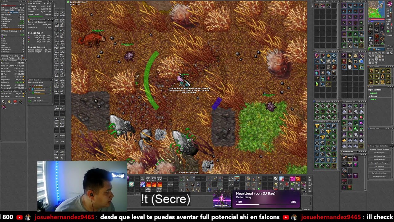 🔴EN VIVO: SORCERER NOVATO POV | #tibia #hunt #RP