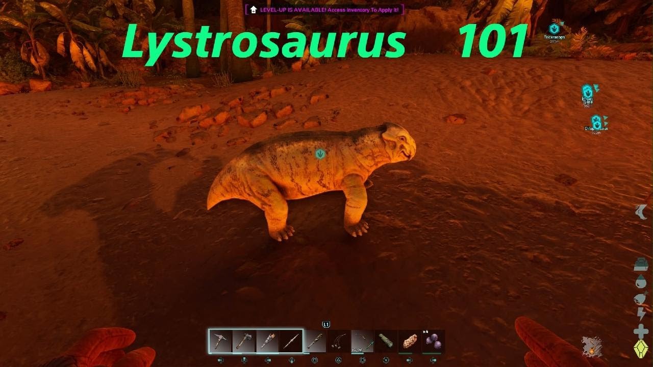 How to tame a Lystrosaurus in Ark Ascended