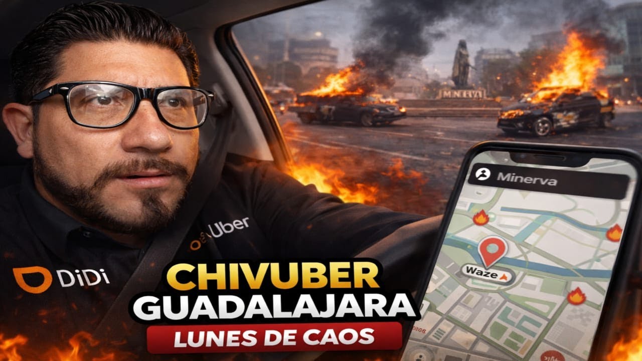 🚨¡RECORREMOS las CALLES de GDL en CHIVUBER con LA CHIVA MISTERIOSA!