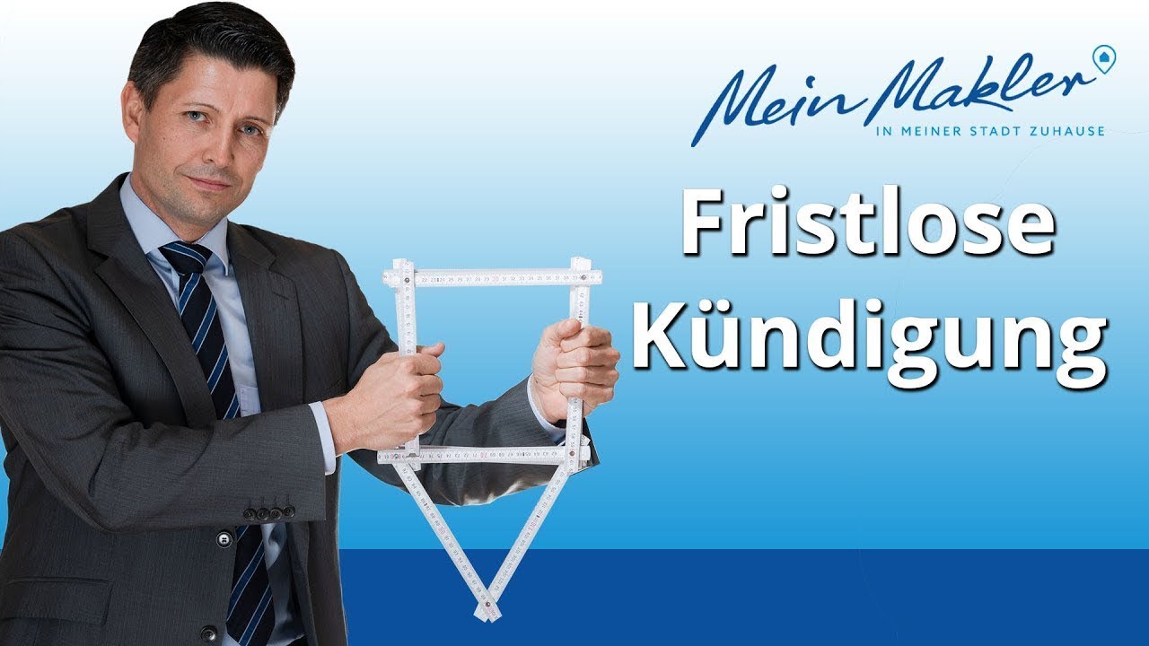 Fristlose Kündigung der Wohnung