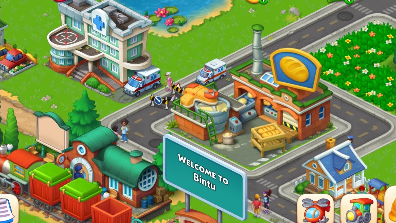 Hospital, Factory & Train?! Bintu Is Growing Fast! 🔥