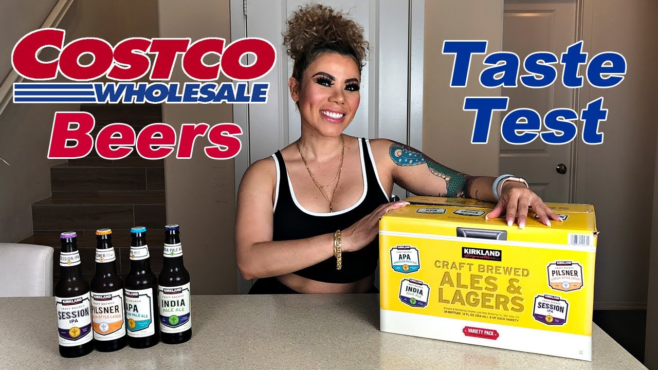 Costco Kirkland Craft Ale and Lager Beer Variety Pack Review Tasting