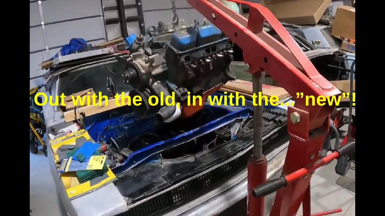 The Motorhome 440 Goes In My 1968 Dodge Charger - Will It Do Engine Things? #mopar #willitrun