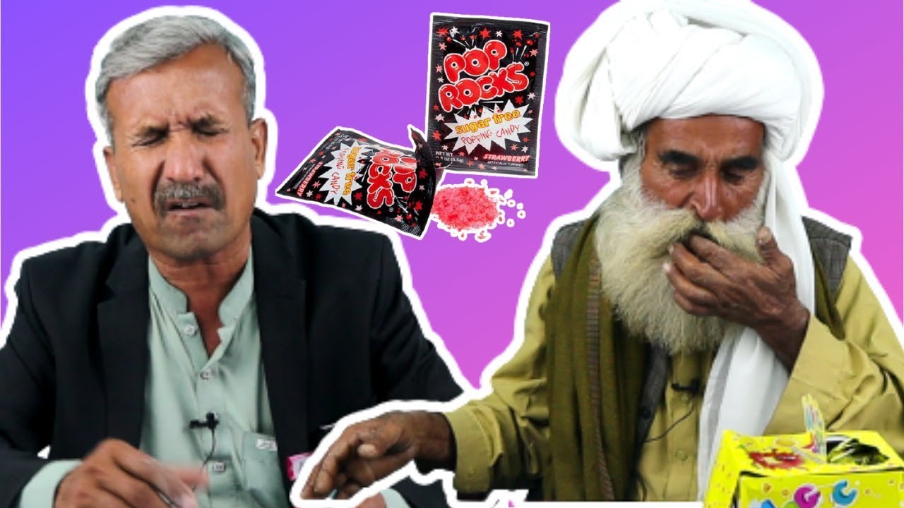 Tribal People Try Pop Rocks Popping Candy for the first time