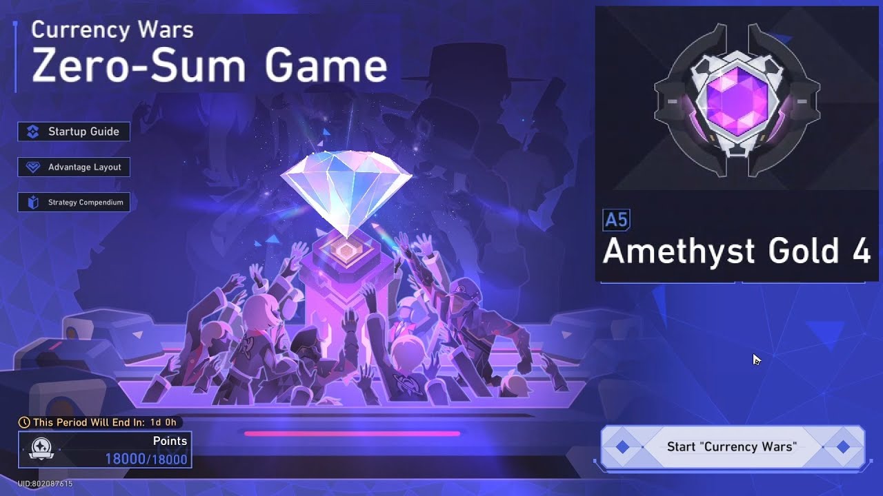 Currency Wars: Zero-Sum Game A5 Amethyst Gold 4 | Honkai Star Rail | Playthrough