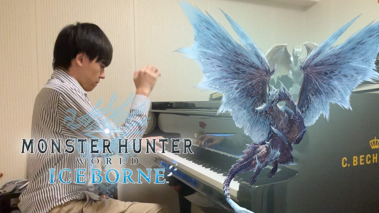 【完全再現】壮麗纏いし銀盤の貴人（イヴェルカーナ戦）ピアノカバー【MHWIB】| Monster Hunter: World - Iceborne Piano Cover