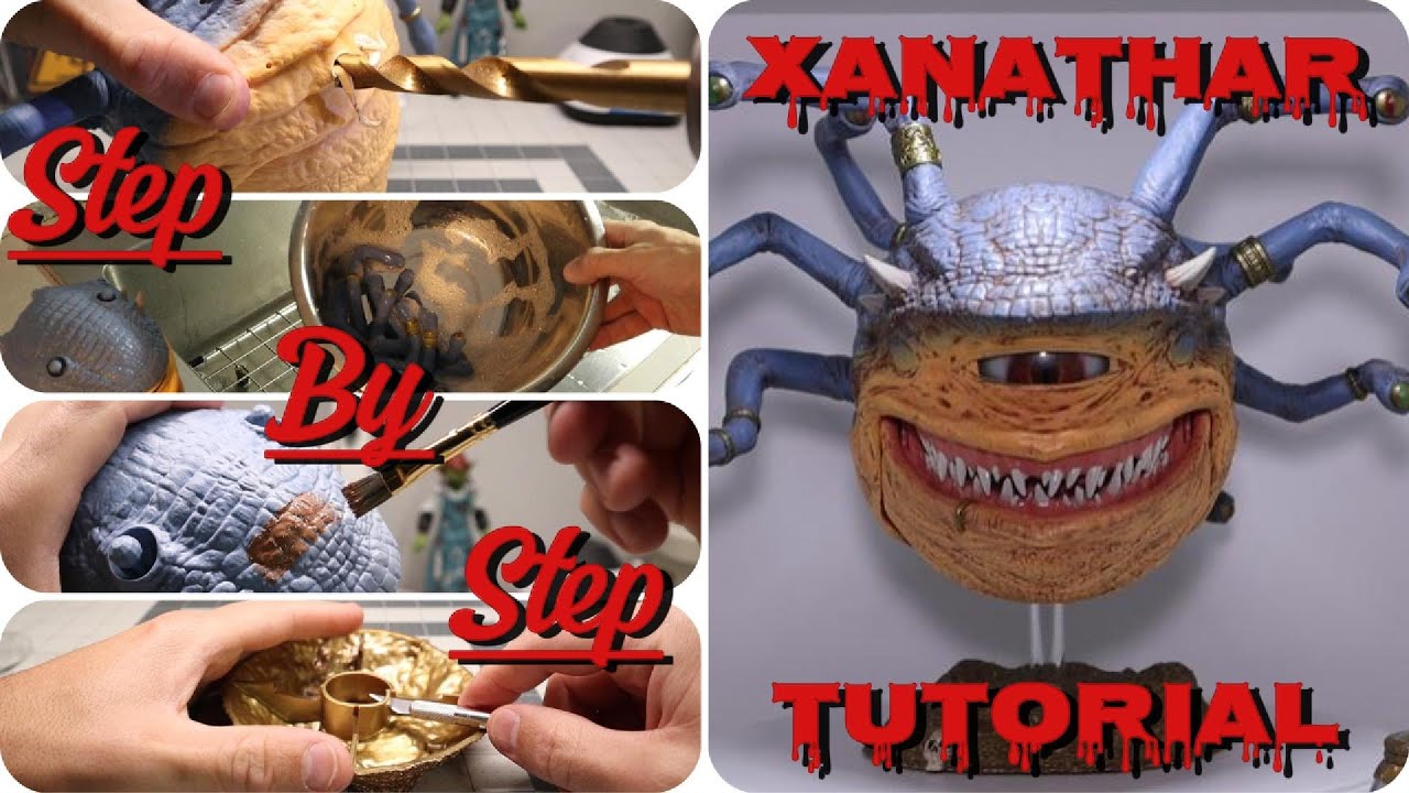 Improving the Hasbro Dungeons & Dragons golden archive Xanathar 1/12 scale figure