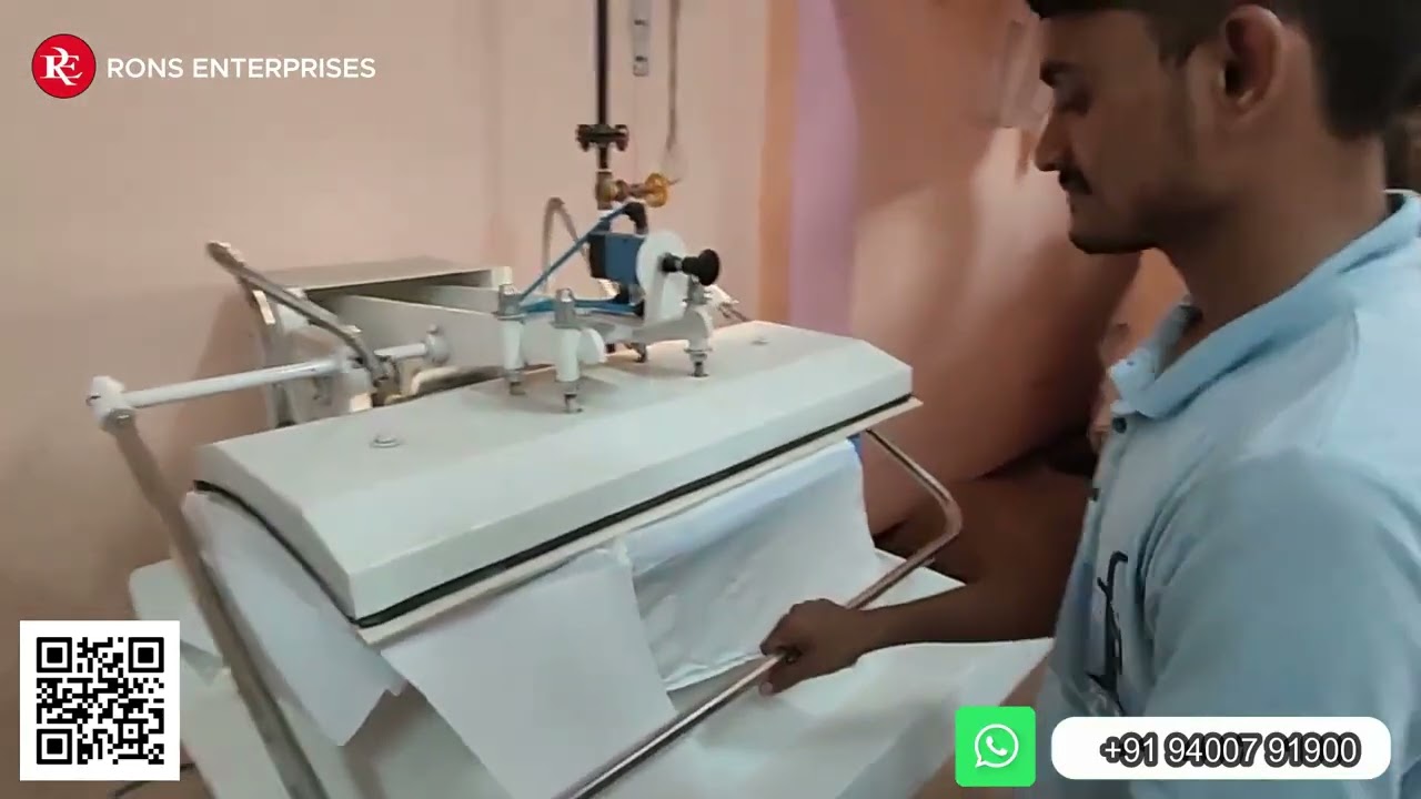 Shirt Body Press, Cuff n Collar Press Steam ironing machine.WhatsApp/Call at +91 94007 91900