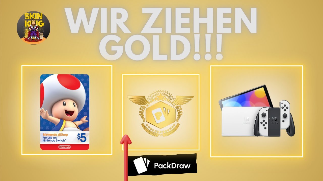 Wie gut ist Packdraw.com? Gold Hit in der 1. Runde!