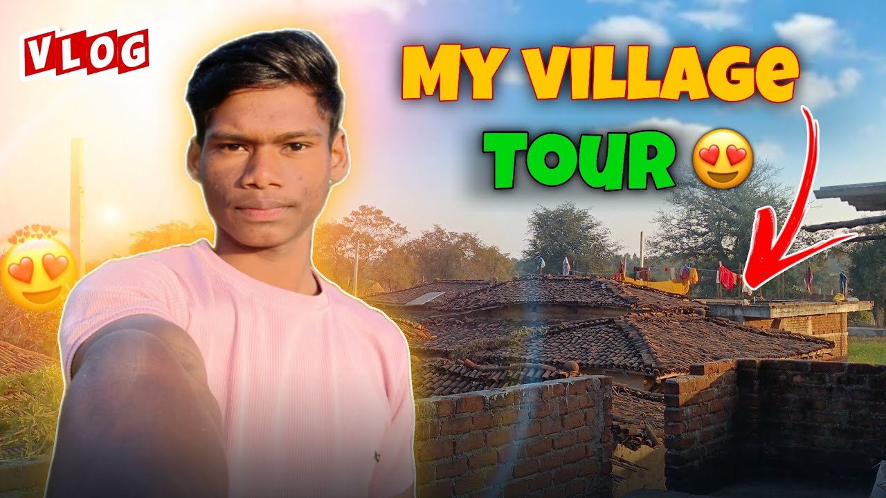 Haw To My Village Tour Vlogs 😍 || आज मेरा गांव देखिए मिट्टी का घर ?...