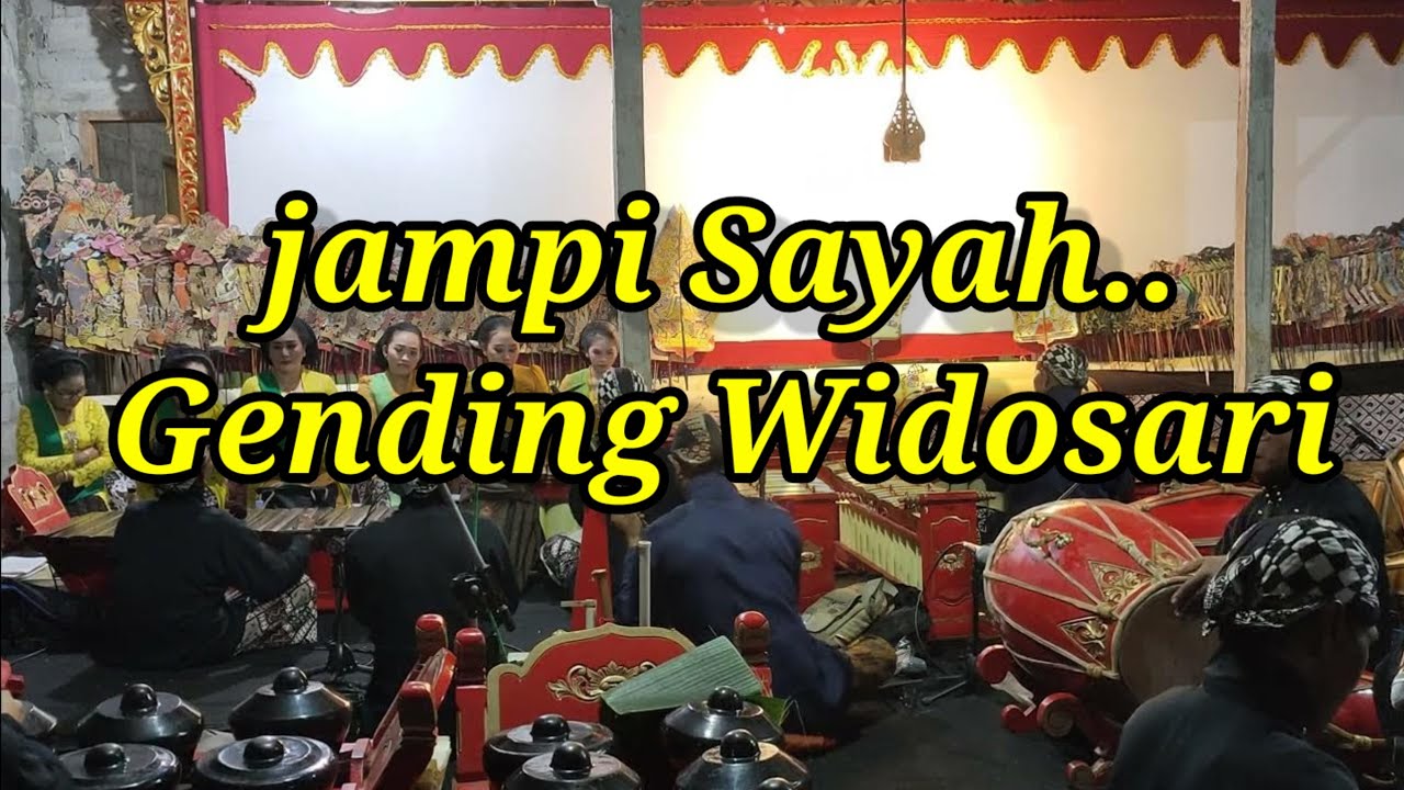 BOWO DRIASMORO Gending WIDOSARI slendro manyuro//karawitan MAYANGKORO//GUNUNGKIDUL