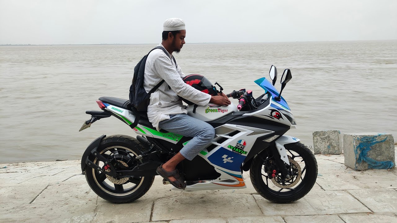 top speed 96 km 😲electric bike bd Kawasaki Ninja 300 review (electric GT E-sports)