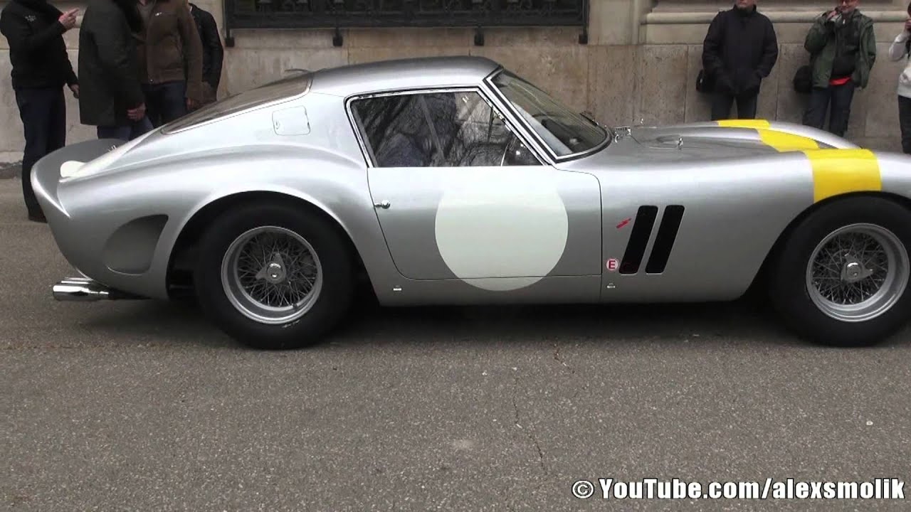 Ferrari 250 GTO driving in Paris !!