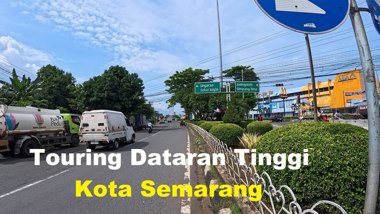4K ~ Touring the Highlands of Semarang City, Indonesia