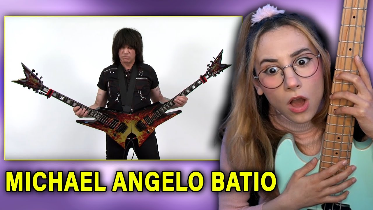 Michael Angelo Batio - Double Guitar Shred Melody | Bassist Musician Reacts