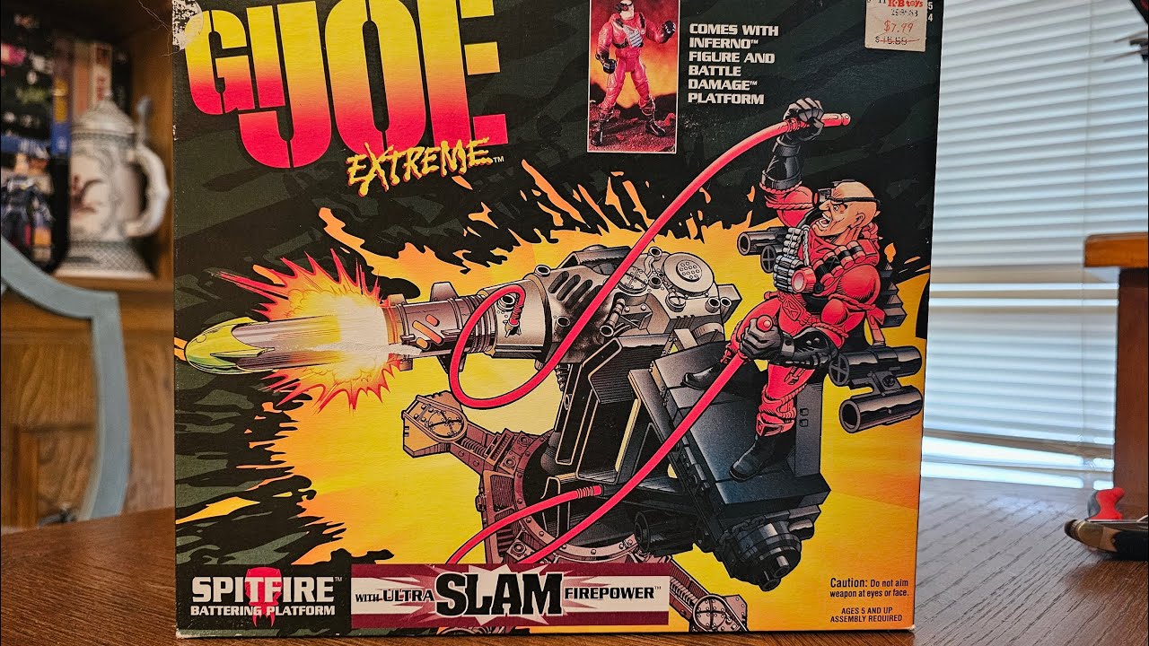 GI Joe EXTREME Spitfire cannon Assemby! HCC788