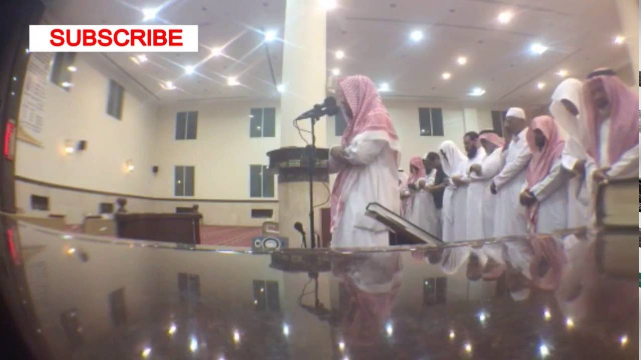 و يعود الشيخ شيخ أبو بكر الشاطري لأول مرة إلى محراب جامع الفرقان بجدة بعد طول غياب في صلاة مرئية!!!