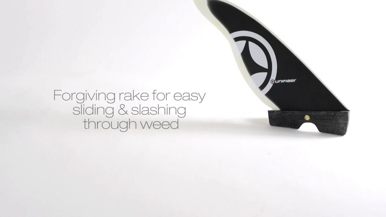 Unifiber Windsurf Fins Anti-Weed - Curved Leading-Edge Weed Slasher