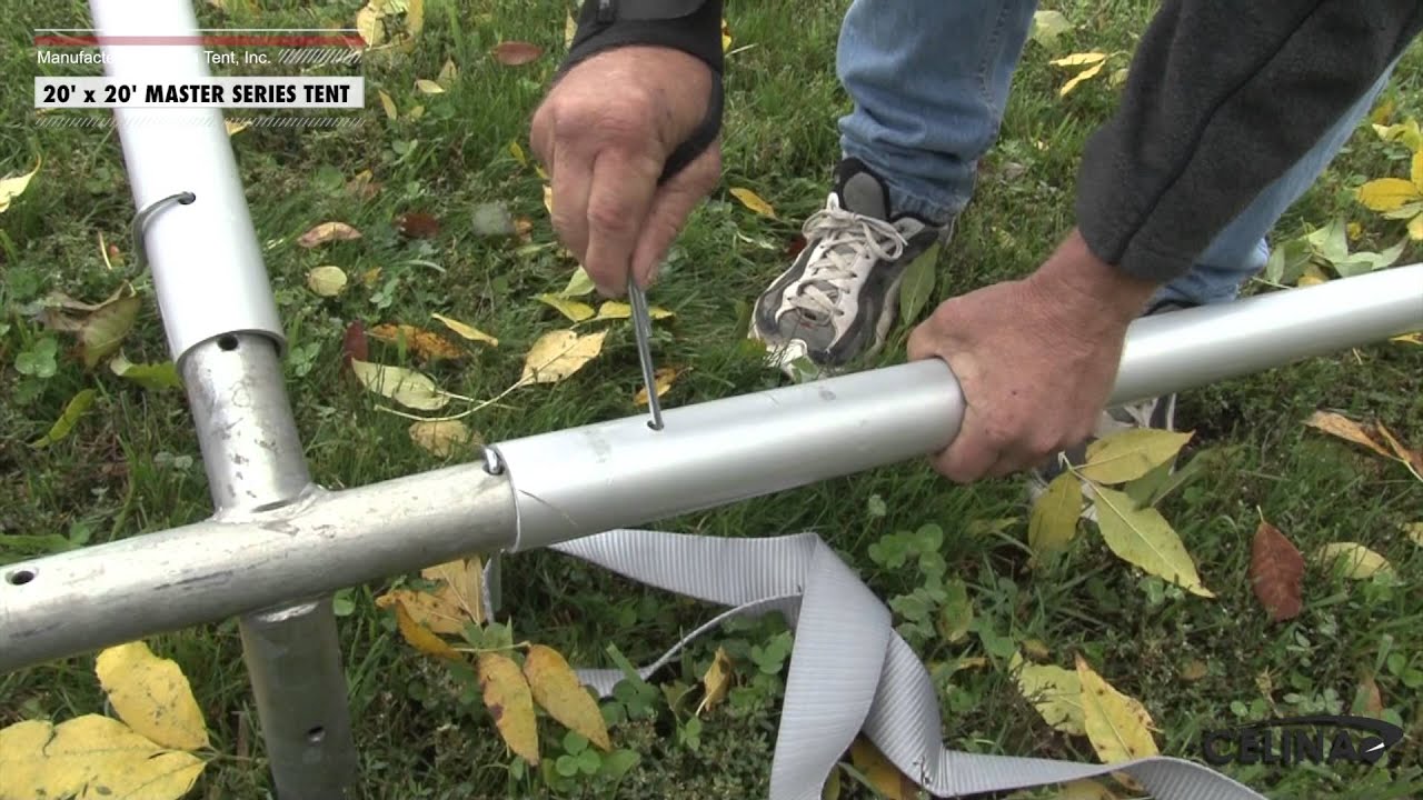 20 x 20 Master Series Frame Tent - Installation Procedure
