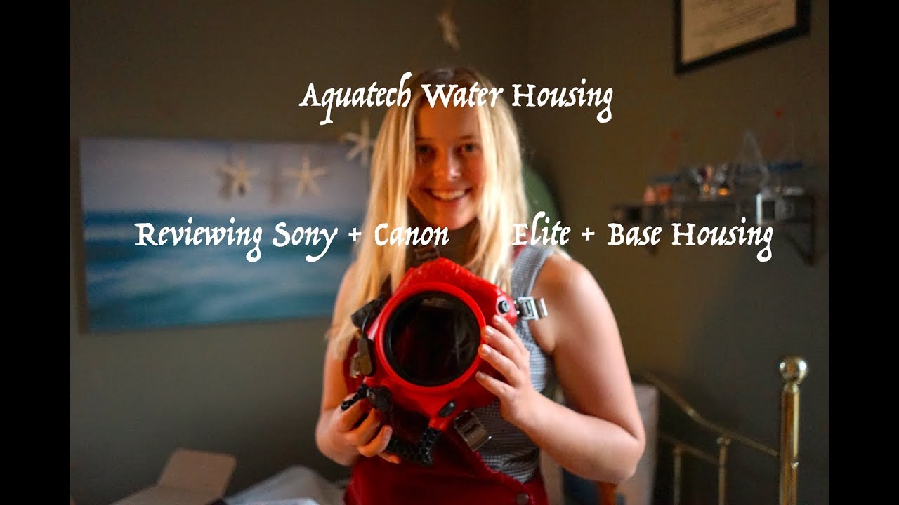 Aquatech Housing Review Base vs Elite Flat vs Dome Port for Sony and Canon