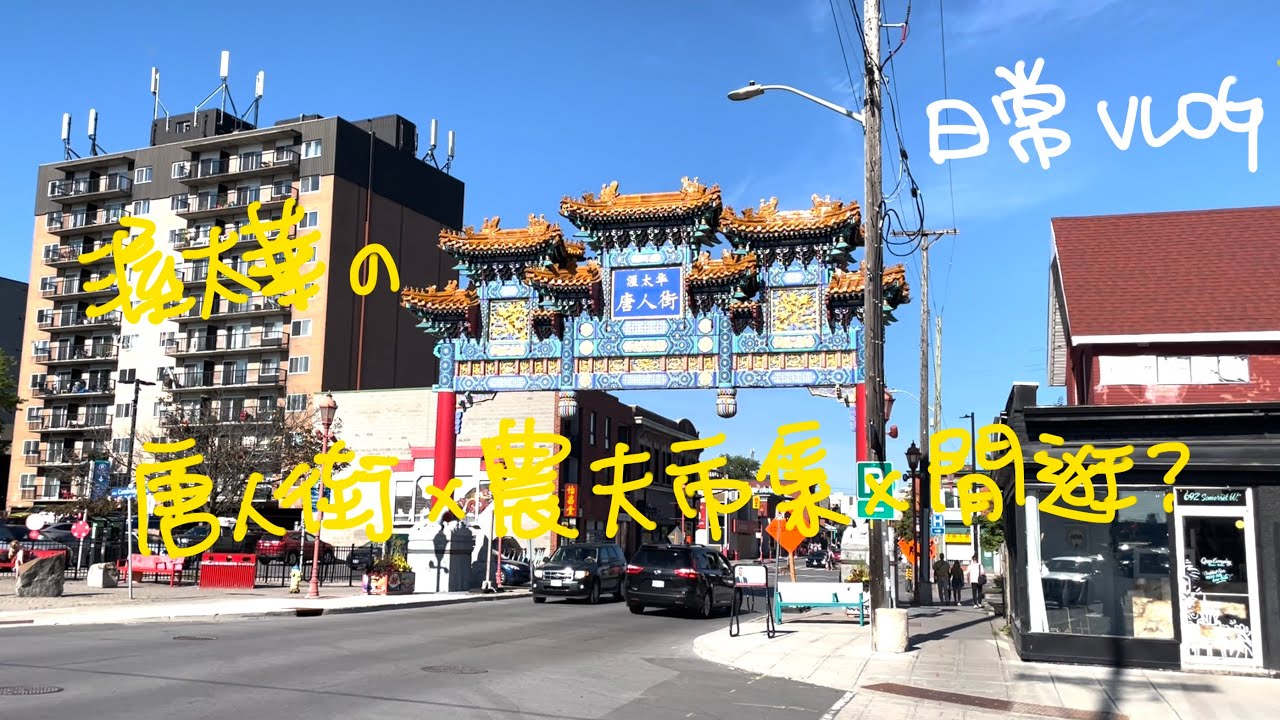 加拿大服務業好幸福？渥太華唐人街Ｘ農夫市集Ｘ閒逛 台灣慣老闆滾開！｜Ottawa Canada 佳濃 #渥太華 #加拿大 #唐人街 #ottawa #ottawavlog #canadavlog