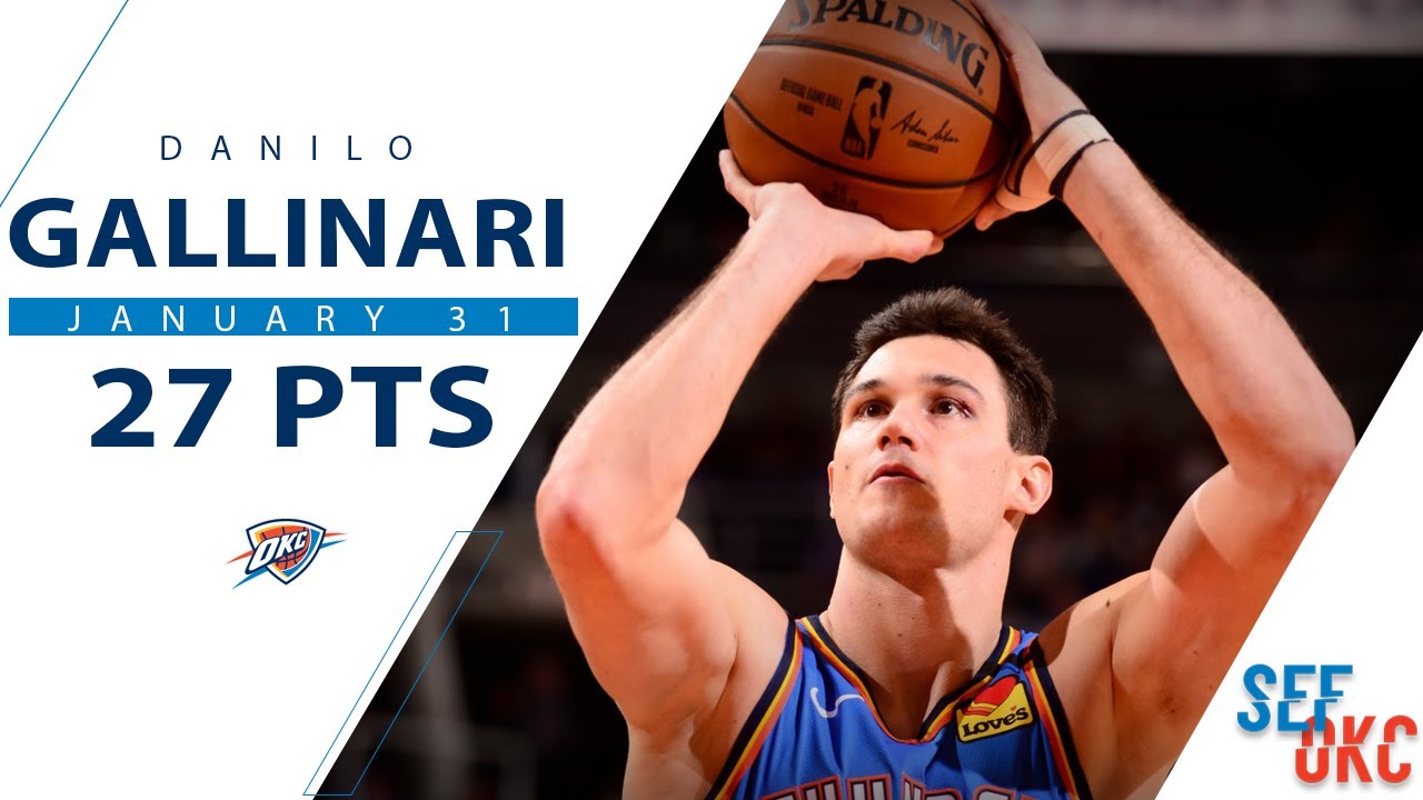 Danilo Gallinari's Full Highlights: 27 PTS vs Suns | 2019-20 NBA Season - 1.31.20