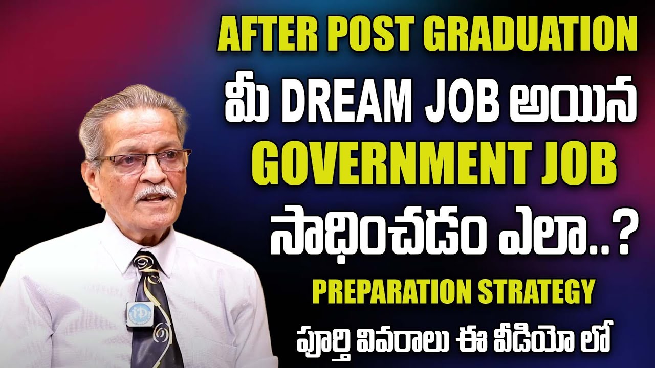 Government Jobs After PG in Telugu | Central Govt Jobs After Post Graduation Science, Arts, Commerce