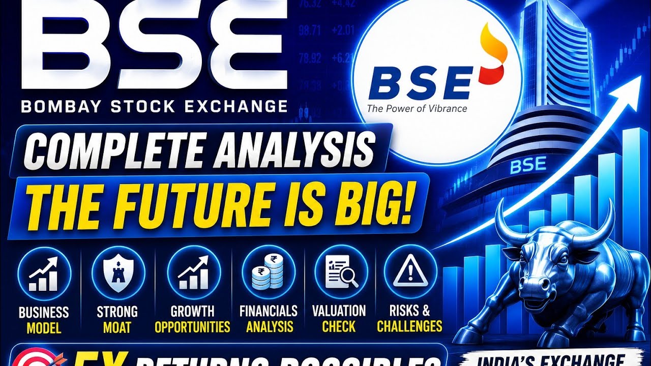 BSE Analysis 2026 | India's Capital Market Monopoly | 5X Returns Ahead?
