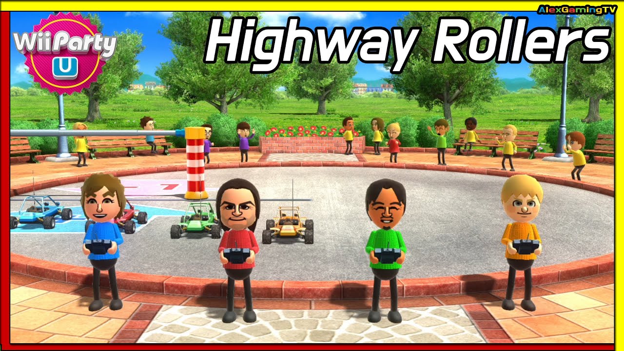 Wii party U - Highway Rollers (Master com, Eng Sub) Player Alex