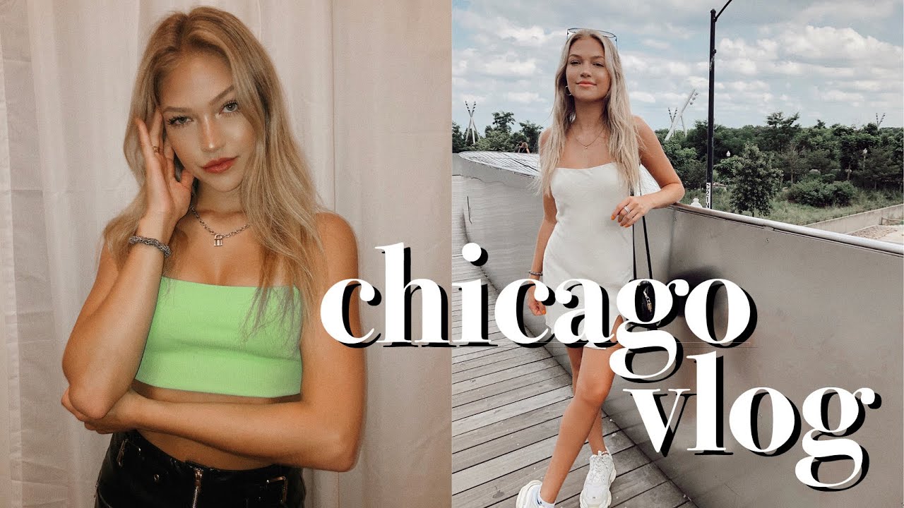 chicago vlog: going out & eating lots of food | maddie cidlik