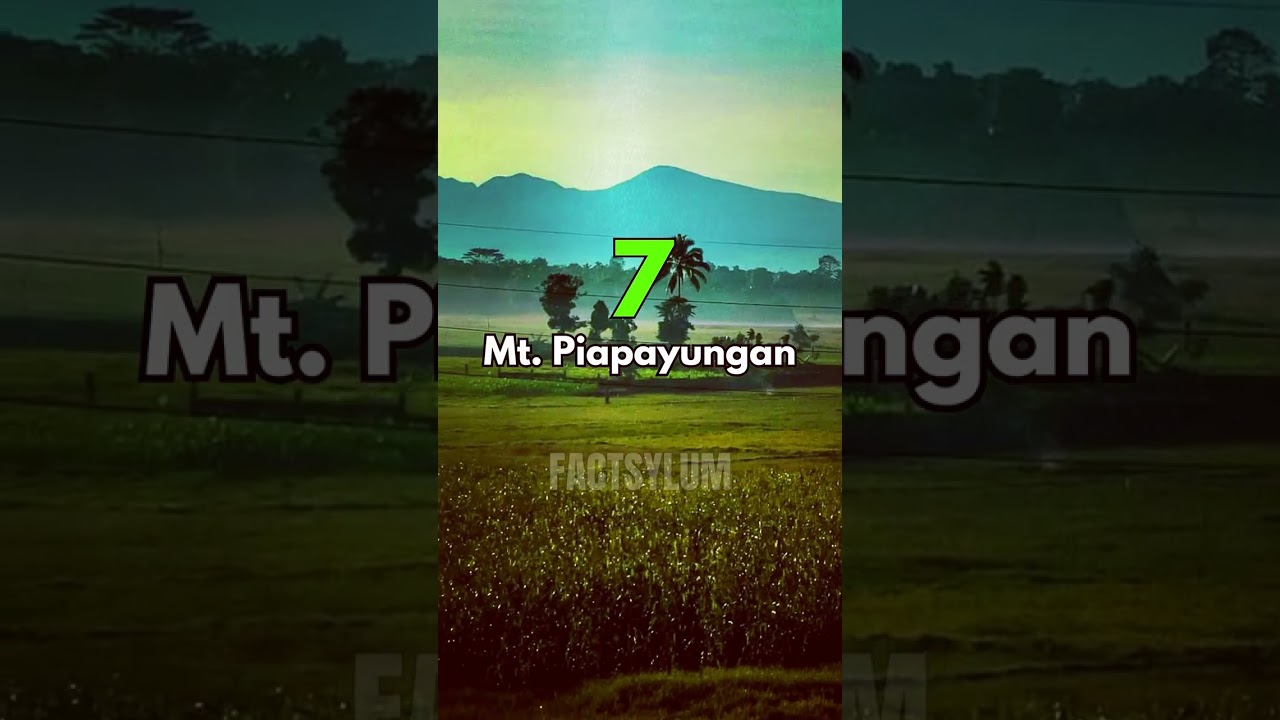 The Philippines&rsquo; Top 10 Highest Mountains - #shorts.