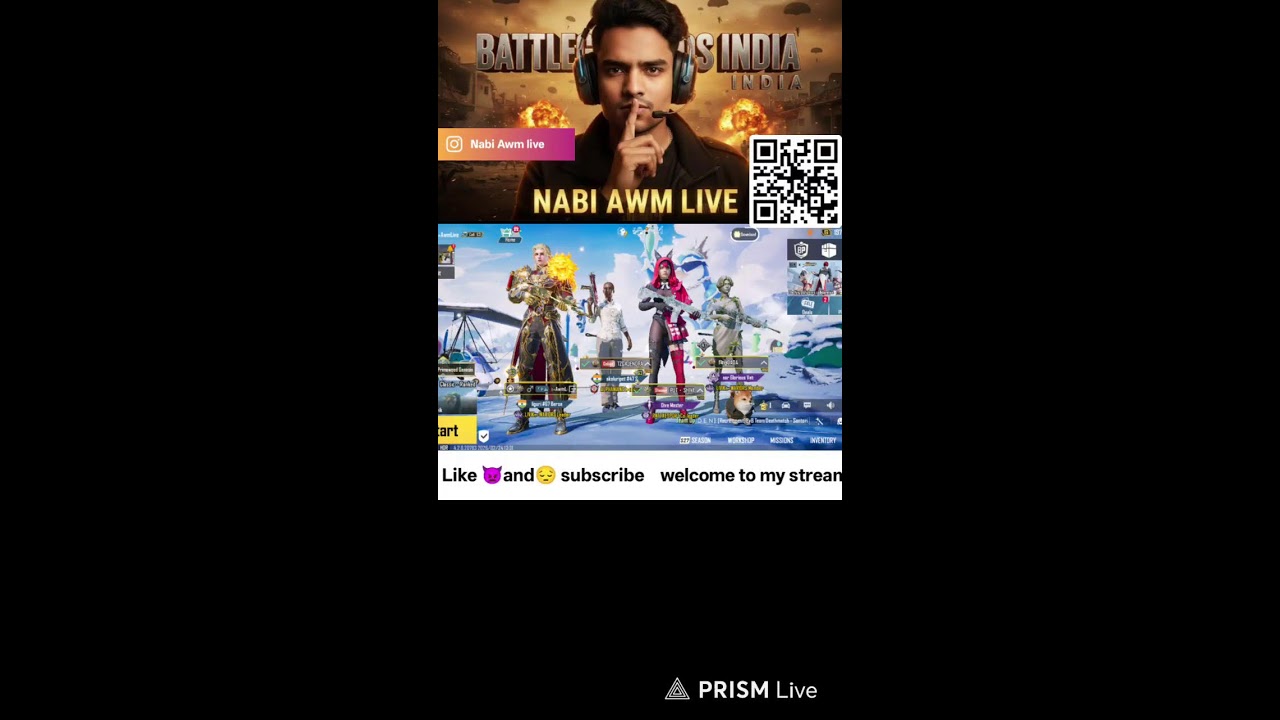 BGMI LEVI MODE LIVE 😈🔥 | Full Rush Gameplay | Nabi AWM Live